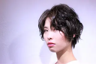 ショート 所渉/韓国レイヤー /ウルフカットのヘアスタイル