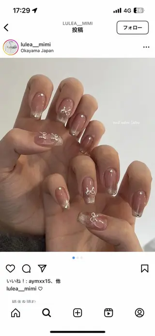 ネイル AB マツエクネイルサロンのネイルデザイン