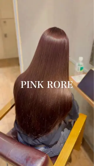 セミロング カラー SALOWIN 新宿三丁目EAST所属・韓国レイヤー🇰🇷 layercut✂️のヘアスタイル