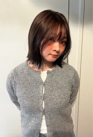 ミディアム カラー 🎀Yamasaki Yui🎀のヘアスタイル