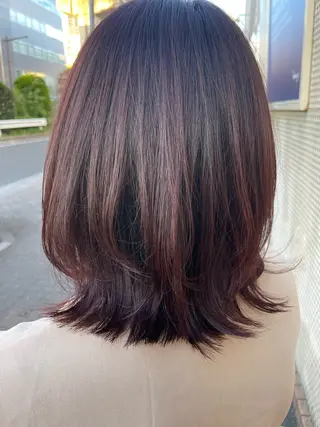 ミディアム カラー 🦋NAKAMURA 🦋のヘアスタイル