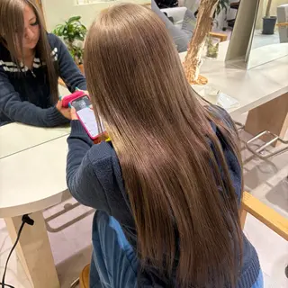 ロング カラー EIGHTyokosuka所属・ハイトーン 🦋🎶LENのヘアスタイル