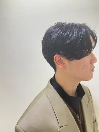 ミディアム 齋藤 大晟のヘアスタイル