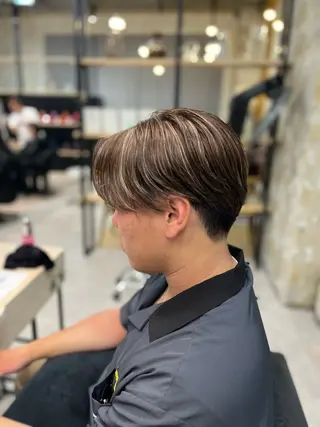 カラー メンズ 寒色 ♡ レイヤー ┊︎miyuのヘアスタイル