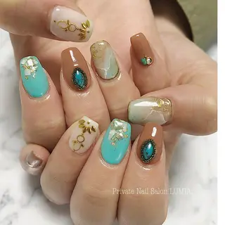 ネイル nail&eyelash Rine所属・Rine 放出 (リネ)のネイルデザイン