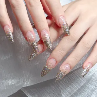 ネイル 長いだし/スカルプ/ パラシェルN.oneのネイルデザイン