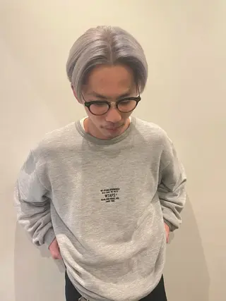 ショート カラー メンズ レイヤーパーマ🪐 伽羅のヘアスタイル