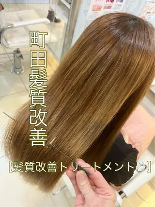 セミロング 【髪質改善カラー】 瀧田嵐士🇰🇷のヘアスタイル