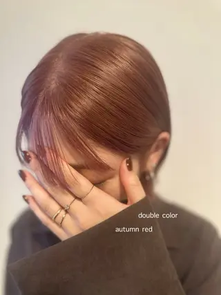 ミディアム カラー 藤本 静香のヘアスタイル