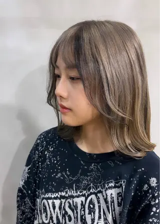 ミディアム カラー そうや 🐺のヘアスタイル