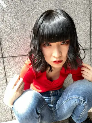 ミディアム ブレンバイドット所属・ニュアンスカラー/ 🫧レミ(坊主)のヘアスタイル