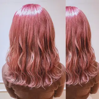 ミディアム カラー ヘアアレンジ 🦋韓国ヘア 坂本 菜摘🦋のヘアスタイル