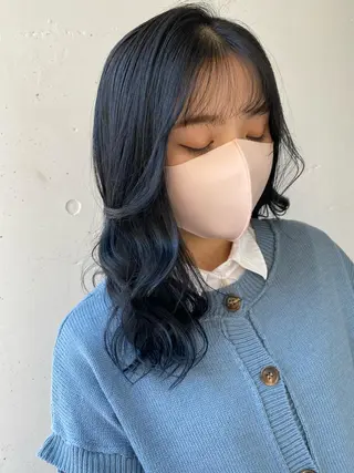 ミディアム カラー 髪質改善/レイヤー ストウシンゴのヘアスタイル