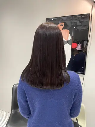 セミロング カラー GPIP 近藤沙樹のヘアスタイル