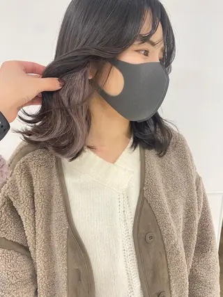 ミディアム Amelie所属・Amelie yunのヘアスタイル