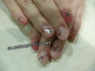 ショート ネイル ネイルサロン Cureのネイルデザイン