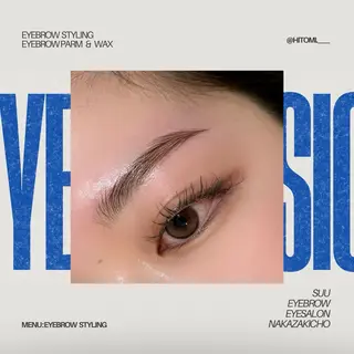 アイブロウ ラッシュリフト高評価 /HITOMIのマツエク・マツパデザイン