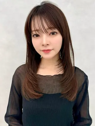 ロング カラー ✨艶髪✨ 可西 凜々子のヘアスタイル