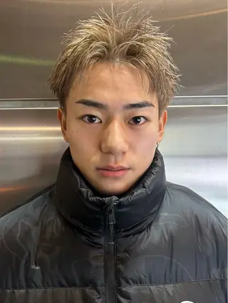 メンズ 最新ケアカラー 髪質改善YUTOのヘアスタイル