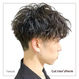 パーマ メンズ 脱白髪染め 🌿山田侑季のヘアスタイル