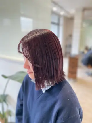 ミディアム Soleil所属・ボブ/艶髪 soleilrukaのヘアスタイル