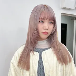 ロング カラー No1韓国風レイヤー &カチモリ✨ /サキのヘアスタイル