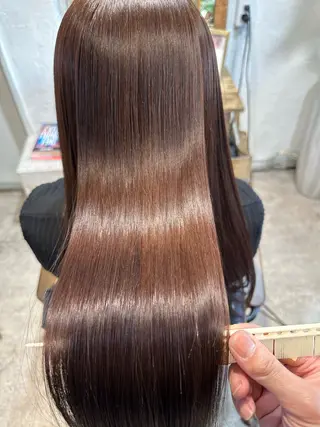 ロング fuu。。。銀座所属・美髪質改善✨ 縮毛矯正✨HIDEのヘアスタイル