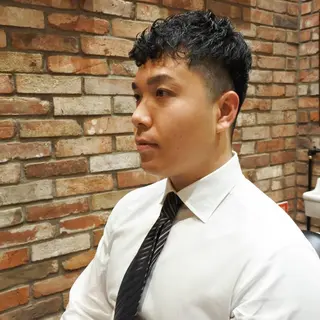 ショート パーマ ヘアアレンジ カット指名No1漆原 聡のヘアスタイル