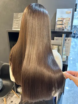 ロング カラー パーマ 髪質改善特化【荻窪】 RYOTOのヘアスタイル