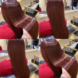 ロング カラー 艶カラー/韓国顔周り 🎀mamiのヘアスタイル