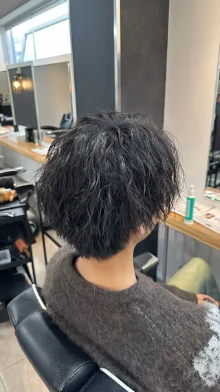 パーマ メンズ 浅岡律喜 /メンズ/フェードのヘアスタイル