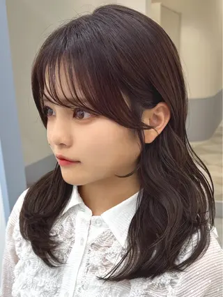 セミロング カラー リルミーミュエナ💎 大須/矢場町/上前津のヘアスタイル