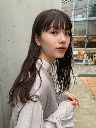 ロング カラー green ueno所属・ウチダ 🦖メンズカットのヘアスタイル