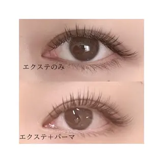マツエク・マツパ PEEKABOO京橋 EYE&NAILのマツエク・マツパデザイン