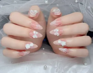 ネイル 🎀PG🩵 ネイルサロンのネイルデザイン