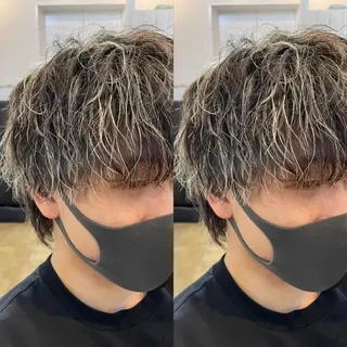 ミディアム メンズパーマ/縮毛 超特化/tomokiのヘアスタイル