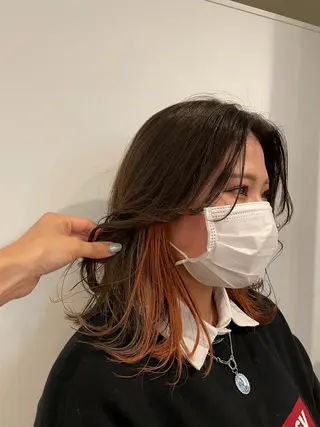 カラー 大迫 江梨のヘアスタイル