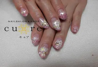ミディアム ネイル ネイルサロン Cureのネイルデザイン