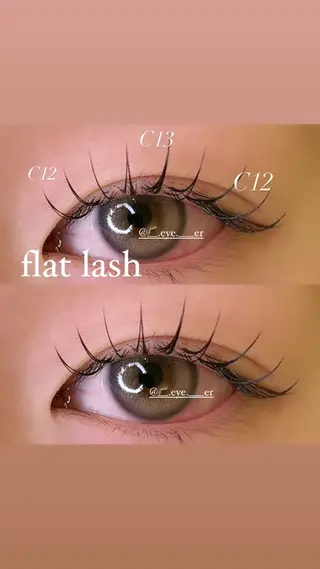 マツエク・マツパ LAUREL川崎店 ERIKO🐰束感♡のマツエク・マツパデザイン