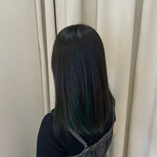 セミロング カラー nakano amiのヘアスタイル