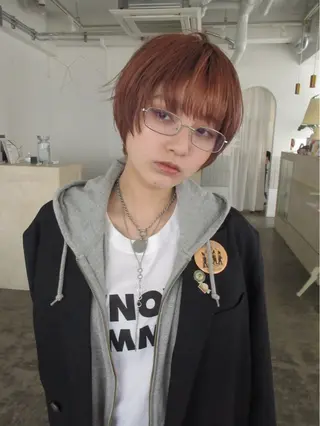 ショート カラー スギヤマ ショウゴのヘアスタイル