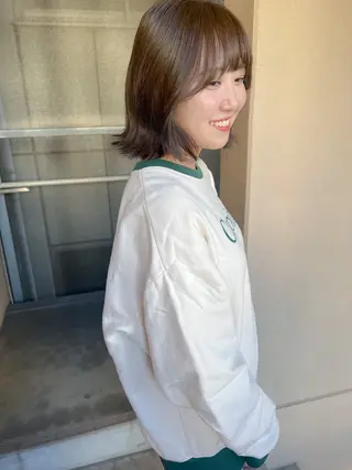 ミディアム カラー カラーパティシエ facce🌼ikoのヘアスタイル