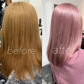 ミディアム カラー レイヤーカット/艶髪 ✨💭KIRARIのヘアスタイル