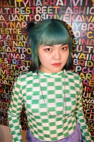 セミロング カラー ヘアアレンジ @kyoniyy KYONIのヘアスタイル