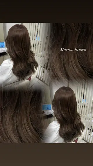 ロング Earth市ヶ谷店所属・中嶋 礼愛のヘアスタイル