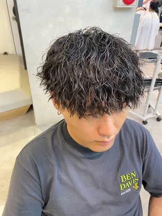 パーマ メンズ 新宿【メンズパーマ】 塩澤太一のヘアスタイル