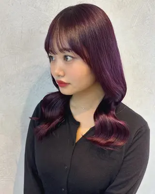 ロング カラー 🎀asumi/大宮 /ブリーチモデル🎀のヘアスタイル