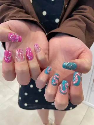 ネイル hair&nail ☯️アイリ☯️のネイルデザイン