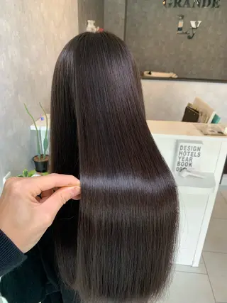 ロング カラー 中川/縮毛矯正/ 高羽　克明のヘアスタイル