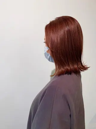 ミディアム カラー 【艶カラー】 STYLE 和泉俊希のヘアスタイル